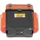Ящик рыболовный зимний Helios c карманами 19л (оранжевый)