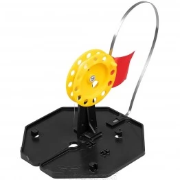 Жерлицы зимние Тонар оснащенные ЖЗО-04 в сумке (10 шт, диск 185 мм, катушка 63 мм)