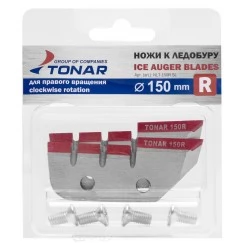 Ножи Тонар к ледобуру 150 мм (сухой лед, правое вращение)
