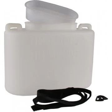 Кан рыболовный для живца Helios 10л (белый)