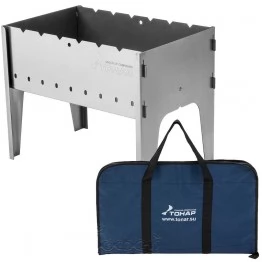 Мангал разборный Тонар 490х310х370 мм с сумкой (1.5 мм)