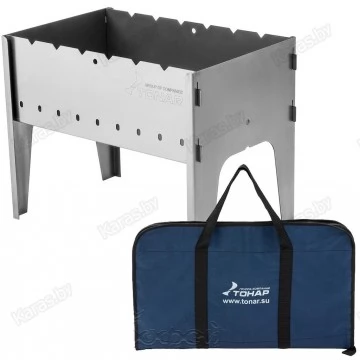 Мангал разборный Тонар 490х310х370 мм с сумкой (1.5 мм)