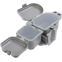 Коробка для наживки Helios с креплением на стойку 21.5х11x7.5cм