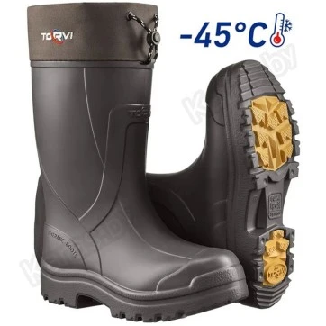 Сапоги зимние Torvi -45°C из ЭВА с подошвой ТЭП (черные)