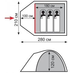 Палатка Totem INDI 2 (v2)