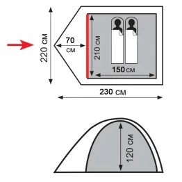 Палатка Totem TEPEE 2 (v2)