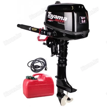 Лодочный мотор 4-тактный бензиновый Toyama F5BMS (с выносным баком)