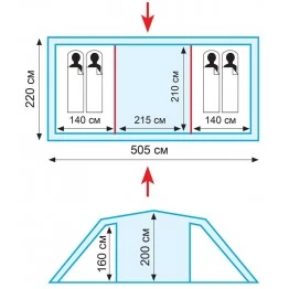 Палатка Tramp Brest 4 (v2)