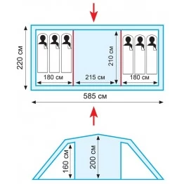 Палатка Tramp Brest 6 (v2)