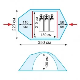 Палатка Tramp SPACE 3 (v2)