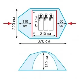 Палатка Tramp STALKER 3 (v2)