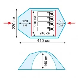 Палатка Tramp STALKER 4 (v2)