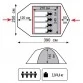 Туристическая палатка Tramp Lite CAMP 4