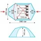 Туристическая 4-х местная палатка Tramp Lair 4 (v2)