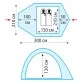 Туристическая 2-х местная палатка Tramp Lair 2 (v2)