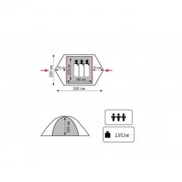 Палатка Tramp Lite Hunter 3