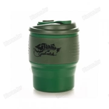 Кружка силиконовая складная с крышкой Tramp TRC-082 (350мл)