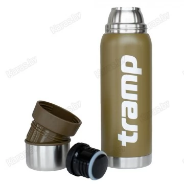Термос TRAMP Expedition Line 0,75 л с дополнительной чашкой (оливковый)