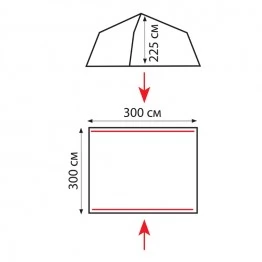 Шатер TRAMP Bungalow Lux Green v2 (TRT-85)