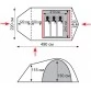 Туристическая палатка Tramp Lite Twister 3 (v2) Sand