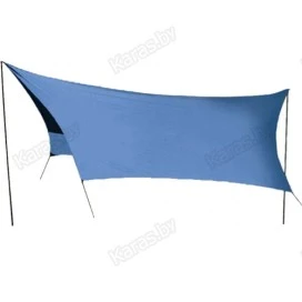 Тент со стойками Tramp Lite Blue 4.4x4.4 м