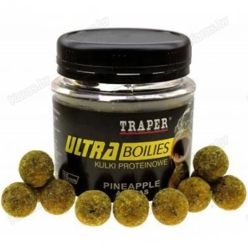 Бойлы Traper Ultra Boilies Ananas 16mm (ананас, 100г)