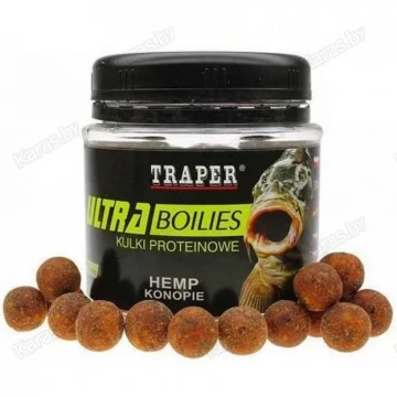 Бойлы Traper Ultra Boilies Konopie 16mm (конопля, 100г)
