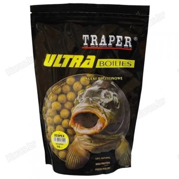Бойлы Traper Ultra Boilies Scopex 16mm (универсальный сладкий, 1 кг)