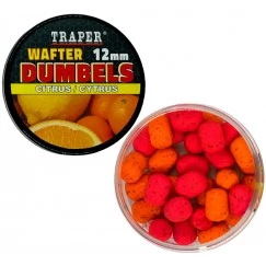 Бойлы Traper Boilies Dumbels Wafter 12 мм/40 г Citrus (Цитрус)
