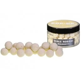 Бойлы Traper Pop-Up Method Feeder Biale robaki 10mm (опарыш, 30г)