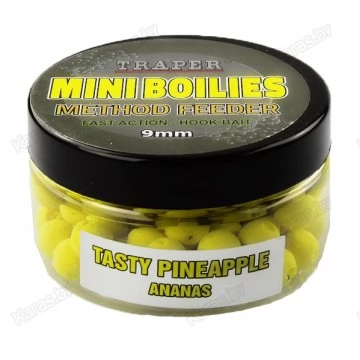 Бойлы Traper Mini Boilies Ananas 9 mm (ананас, 50г)