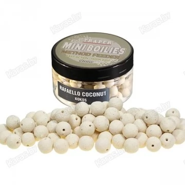 Бойлы Traper Mini Boilies Kokos 9 mm (кокос, 50г)