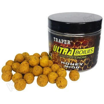 Бойлы Traper Ultra Boilies Miod 12mm (мед, 100г)