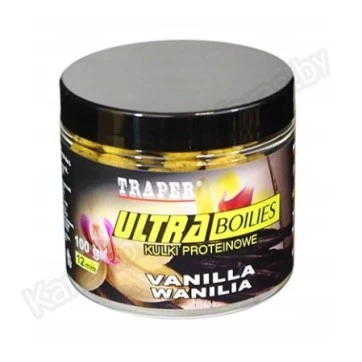 Бойлы Traper Ultra Boilies Wanillia 12mm (ваниль, 100г)
