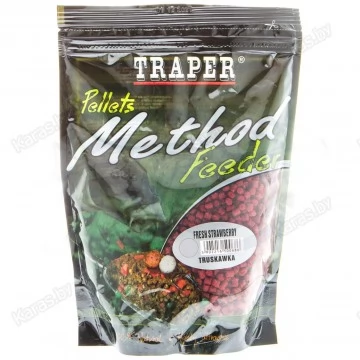 Пеллетс Traper Method Feeder 2 mm Fish Truskawka 500г (клубника)