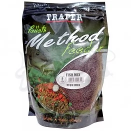 Пеллетс Traper Method Feeder 4 mm Fish Mix 500г (Рыбная смесь)