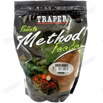 Пеллетс Traper Method Feeder 2 mm Miod 500г (Мед)
