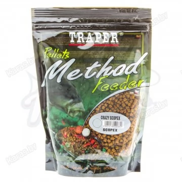 Пеллетс Traper Method Feeder 4 mm Fish Scopex 500г (универсальный сладкий)
