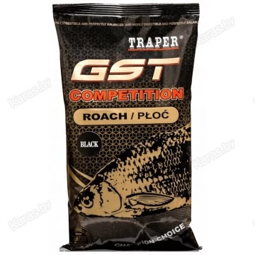 Прикормка Traper GST Competition Black Roach 1 кг (Плотва)
