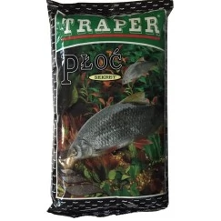 Прикормка Traper Sekret Płoć czarny 1кг (плотва, черная)