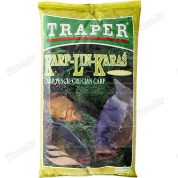 Прикормка Traper Популярная Карп-Линь-Карась 1 кг