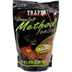 Прикормка Traper Method Feeder Ready Czosnek 750 г (чеснок, готовая)