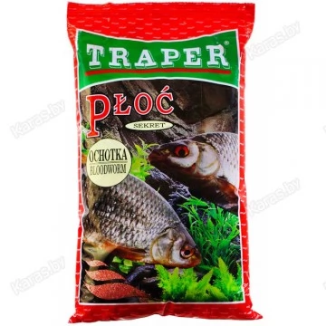 Прикормка Traper Sekret Płoć Ochotka 1кг (плотва, мотыль)
