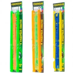 Фидергум Три Кита Эластик на мотовиле 5м/1мм (красный, синий, зеленый) 