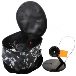 Жерлицы зимние Три Кита с угловой стойкой в сумке неоснащенные (10 шт, катушка 85 мм)