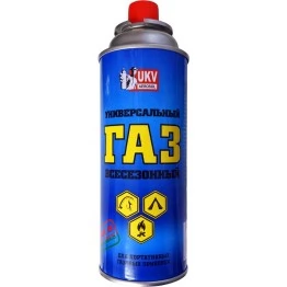 Газ для портативных плит УКВ01, цанговый, 220 гр (всесезонный)
