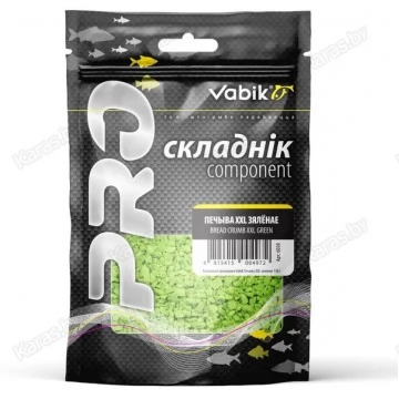 Компонент для прикормки Vabik PRO Печиво зелёное XXL 150 г