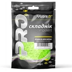 Компонент для прикормки Vabik PRO Печиво зелёное флюо XXL 150 г