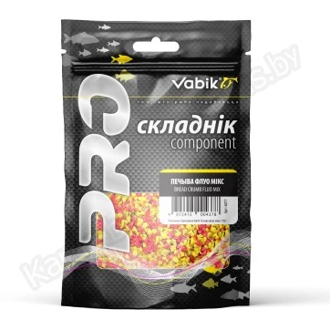 Компонент для прикормки Vabik PRO Печиво микс флюо 150 г