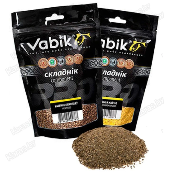 Компонент для прикормки Vabik Big Pack Конопля жареная молотая 750 г
